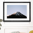 Snow on top by Pexels on GIANT ART - black landscape