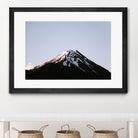 Snow on top by Pexels on GIANT ART - black landscape