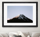 Snow on top by Pexels on GIANT ART - black landscape