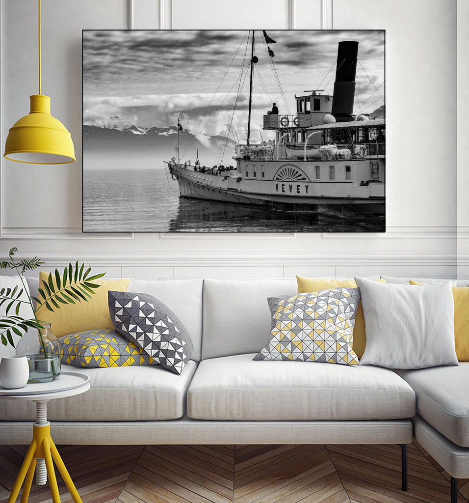Vevey by Pexels on GIANT ART - white nautical