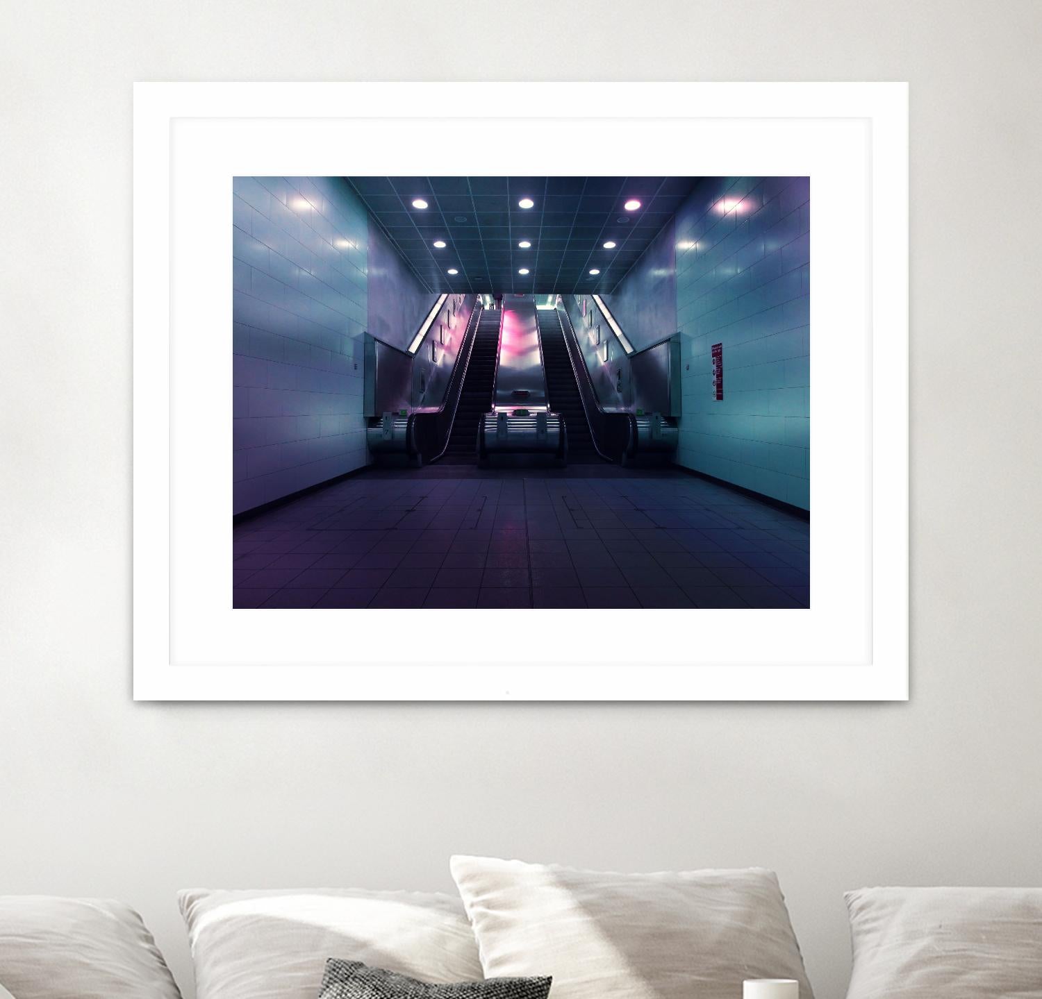 Up or down by Pexels on GIANT ART - pink photo art