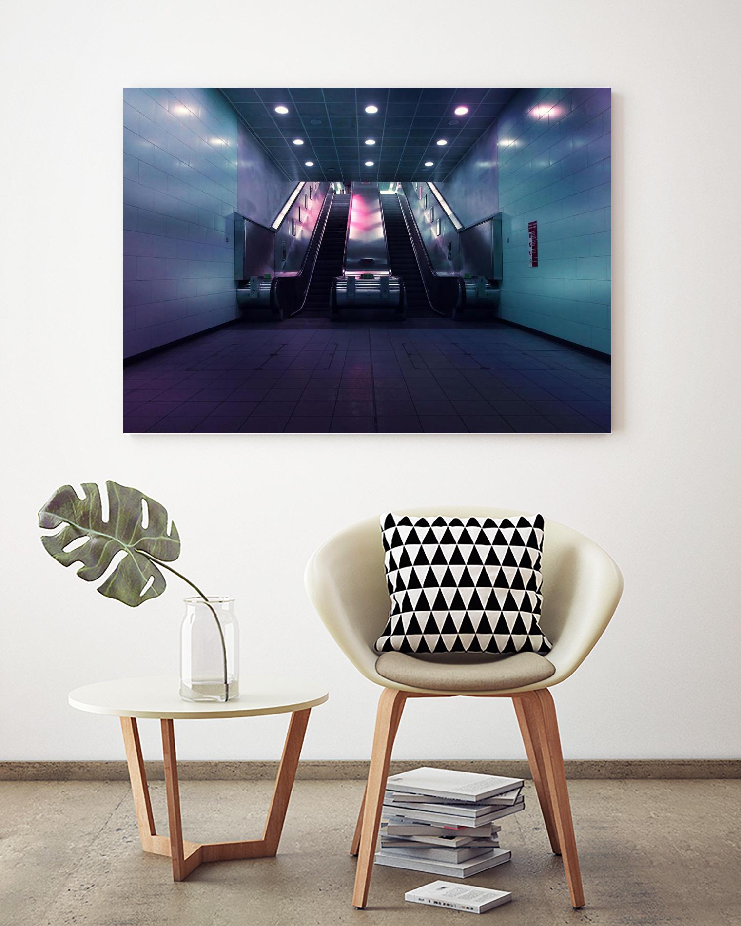 Up or down by Pexels on GIANT ART - pink photo art