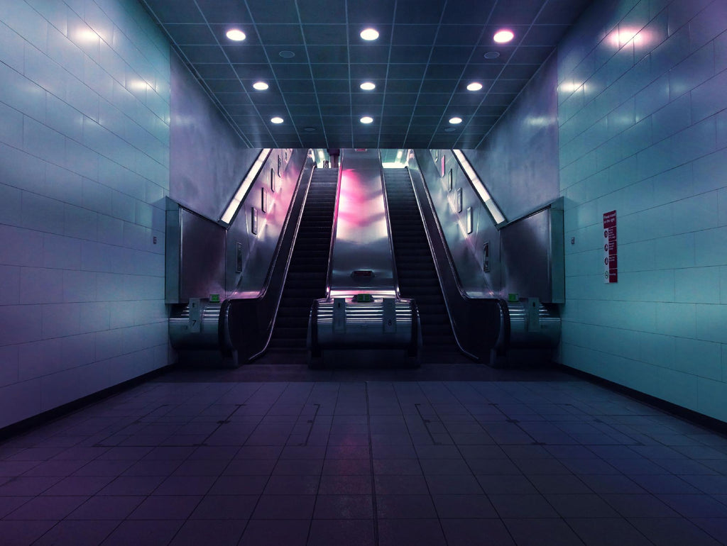 Up or down by Pexels on GIANT ART - pink photo art