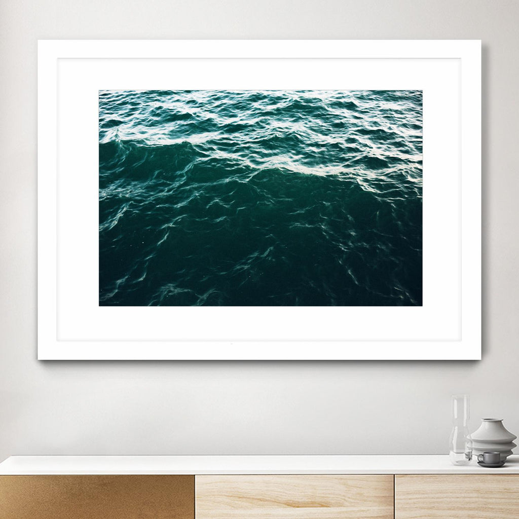 Waves by Pexels on GIANT ART - black sea scene