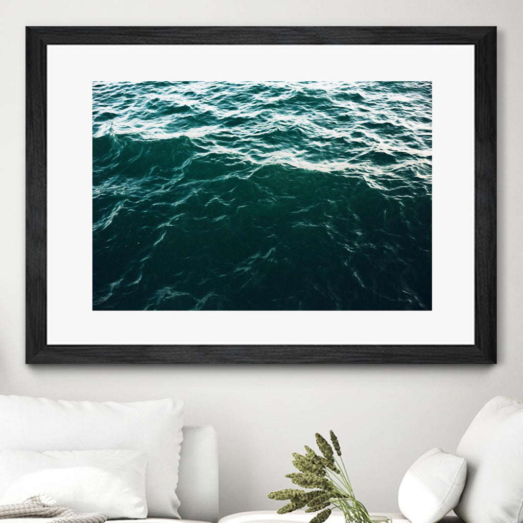 Waves by Pexels on GIANT ART - black sea scene